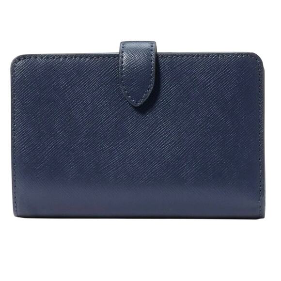 Kate Spade Madison Leather Medium Compact Bifold Wallet Black KC580 New - Picture 6 of 8